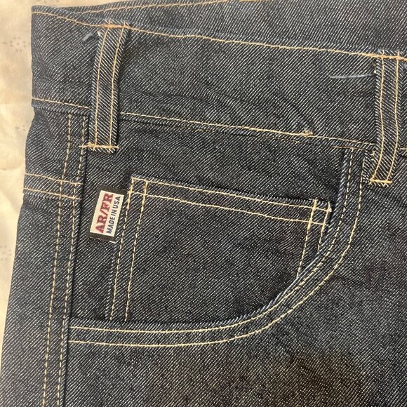 AR/FR Macron Safety 12 Oz Denim Jeans 36 X 30 OSHA COMP Flame Resistant Made USA - Picture 4 of 16